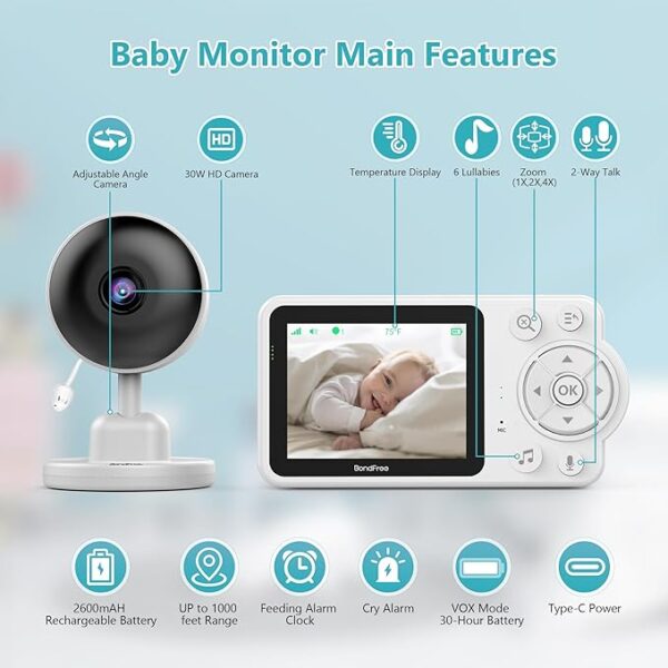 Baby Monitor 2.8 inch - Image 3