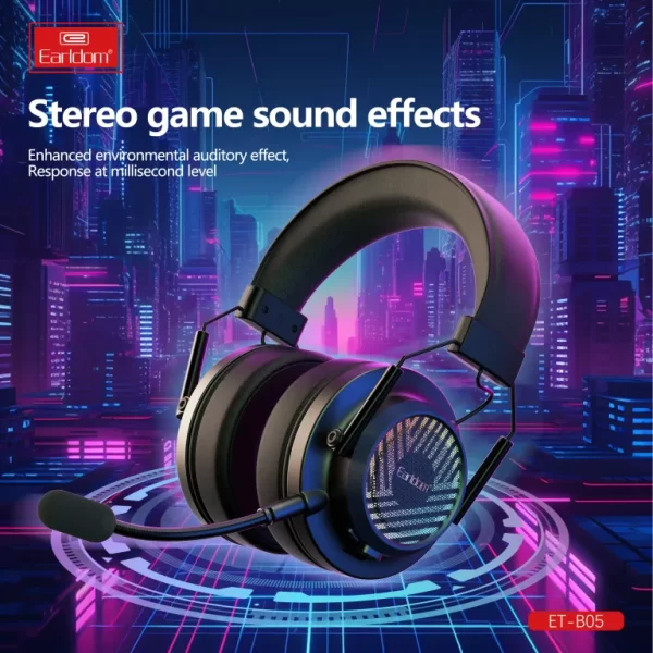 Gaming PC Noise-canceling Headset & Headphones Laptop Gaming Headphone with LED Light and Microphone - Image 3